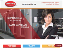 Tablet Screenshot of impresshop.com.mx